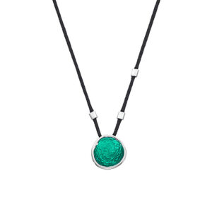N. 925 PEBBLE SMALL CORD EMERALD