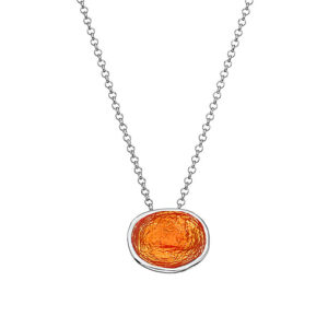 N. 925 PEBBLE BIG CHAIN ORANGE