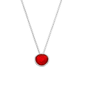 N. 925 PEBBLE SMALL CHAIN RED