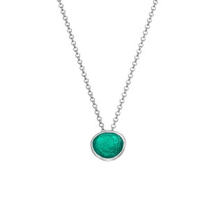 N. 925 PEBBLE SMALL CHAIN EMERALD