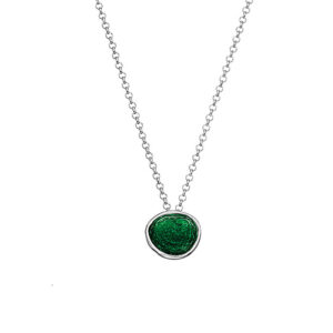 N. 925 PEBBLE SMALL CHAIN GREEN