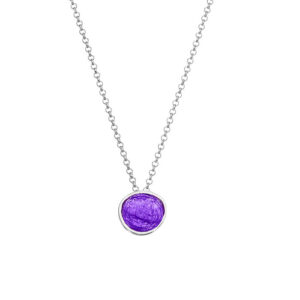 N. 925 PEBBLE SMALL CHAIN PURPLE