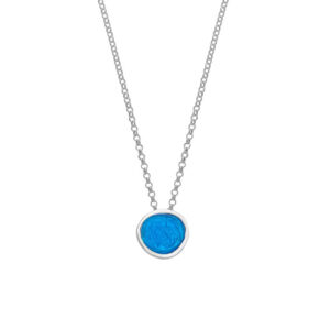 N. 925 PEBBLE SMALL CHAIN BLUE