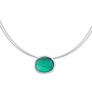 N. 925 PEBBLE BIG STEEL EMERALD