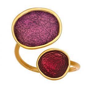 R. 925 PEBBLE DOUBLE GP PURPLE