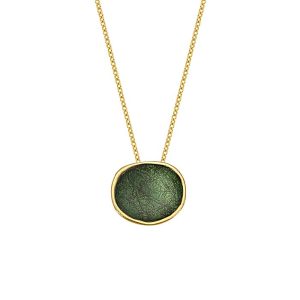 N. 925 PEBBLE BIG CHAIN GP GREEN
