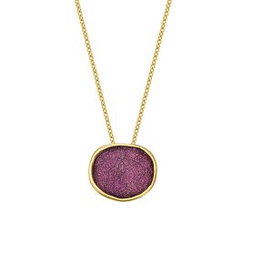N. 925 PEBBLE BIG CHAIN GP PURPLE
