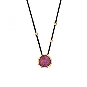 N. 925 PEBBLE SMALL CORD GP PURPLE