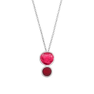 N. 925 PEBBLE DOUBLE SMALL CHAIN PINK