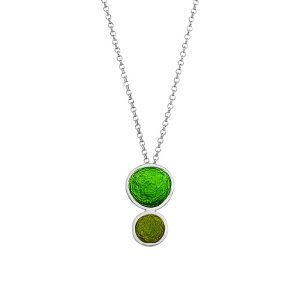 N. 925 PEBBLE DOUBLE SMALL CHAIN OLIVE