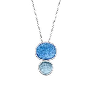 N. 925 PEBBLE DOUBLE BIG CHAIN CIEL