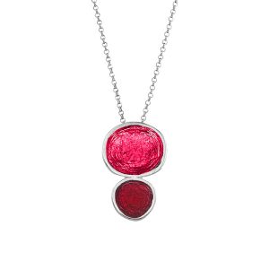 N. 925 PEBBLE DOUBLE BIG CHAIN PINK