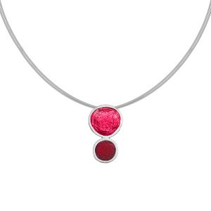 N. 925 PEBBLE DOUBLE SMALL STEEL PINK