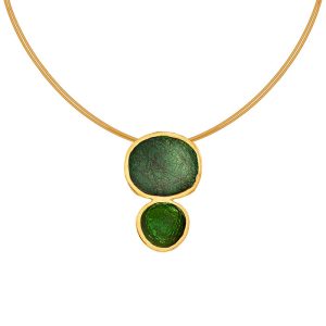 N. 925 PEBBLE DOUBLE BIG STEEL GP. GREEN