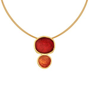 N. 925 PEBBLE DOUBLE BIG STEEL GP. RED