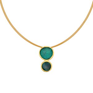 N. 925 PEBBLE DOUBLE SMALL STEEL GP. PETROL