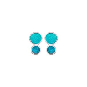 E. 925 PEBBLE DOUBLE SMALL TURQUOISE