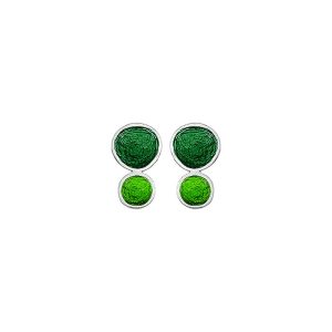 E. 925 PEBBLE DOUBLE SMALL GREEN