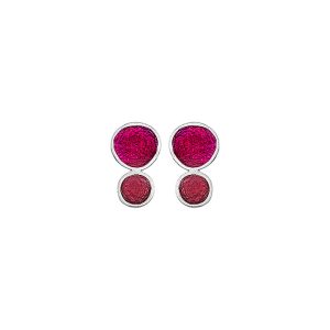 E. 925 PEBBLE DOUBLE SMALL BORDEAUX