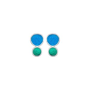 E. 925 PEBBLE DOUBLE SMALL BLUE