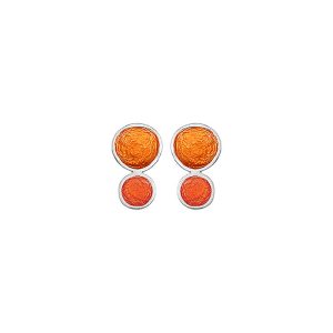 E. 925 PEBBLE DOUBLE SMALL ORANGE
