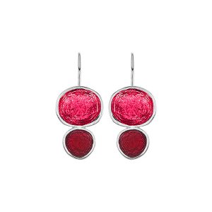 E. 925 PEBBLE DOUBLE BIG PINK