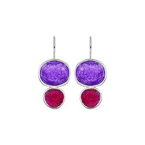 E. 925 PEBBLE DOUBLE BIG PURPLE