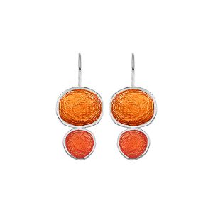 E. 925 PEBBLE DOUBLE BIG ORANGE