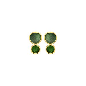 E. 925 PEBBLE DOUBLE SMALL GP. GREEN