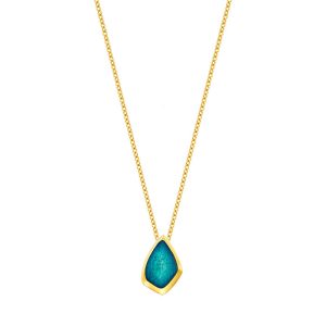 N. 925 GL DROP CHAIN TURQUOISE GP.