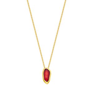 N. 925 GL OVAL CHAIN RED GP.