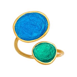 R. 925 PEBBLE DOUBLE GP. BLUE