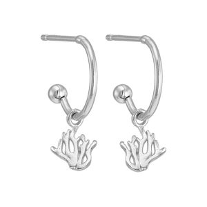 E. 925 SD CORAL HOOP