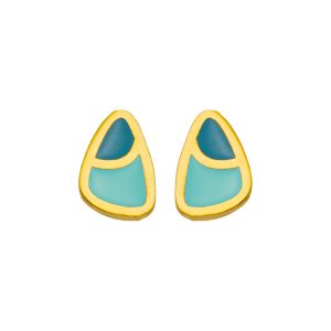 E. 925 SOUL TRIANGLE SMALL GP. TURQUOISE