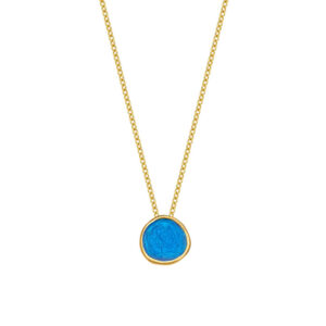 N. 925 PEBBLE SMALL CHAIN GP. BLUE