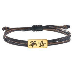 B. 925 KOUROS TURTLE MACRAME GP.