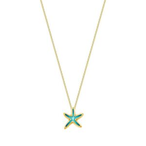 N. 925 ATLANTIS SMALL TURQUOISE GP. CHAIN