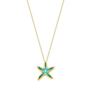 N. 925 ATLANTIS BIG TURQUOISE GP. CHAIN